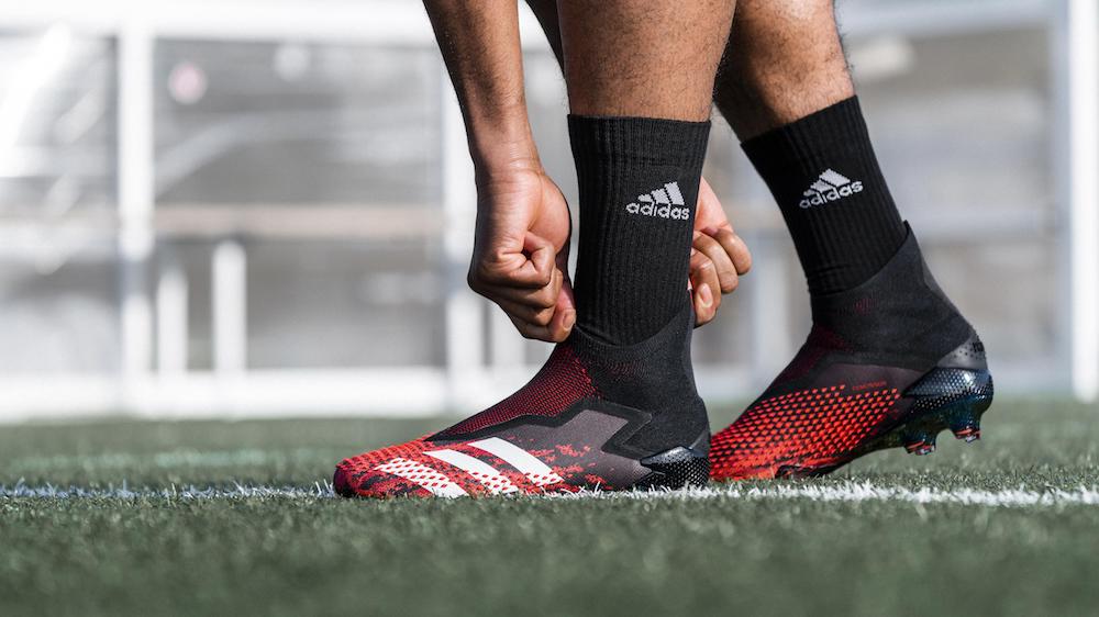 Adidas Demonskin soccer cleats and Codechaos golf footwear, launched this month, feature technical innovation in their upper components.
