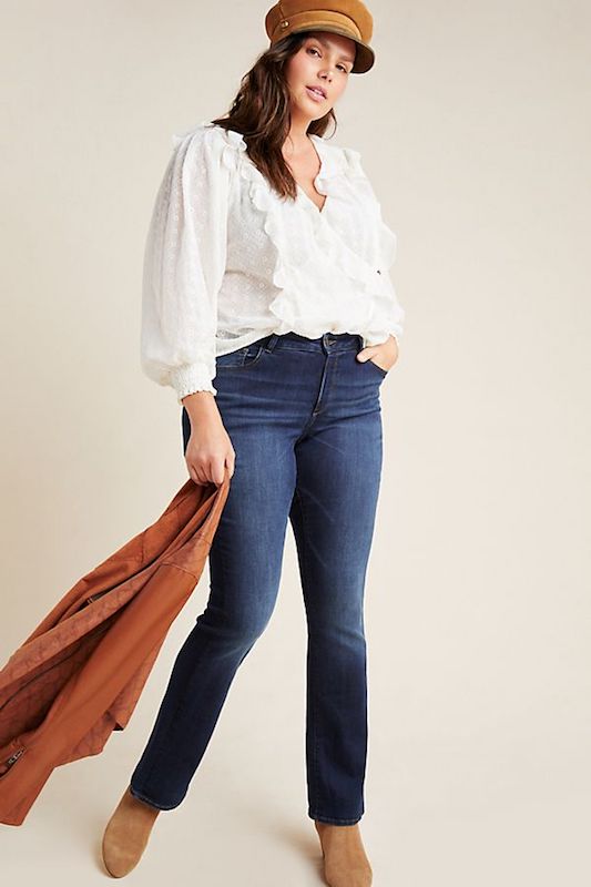 These 10 inclusive denim brands offer extended sizing and figure-flattering silhouettes to accommodate diverse body types.