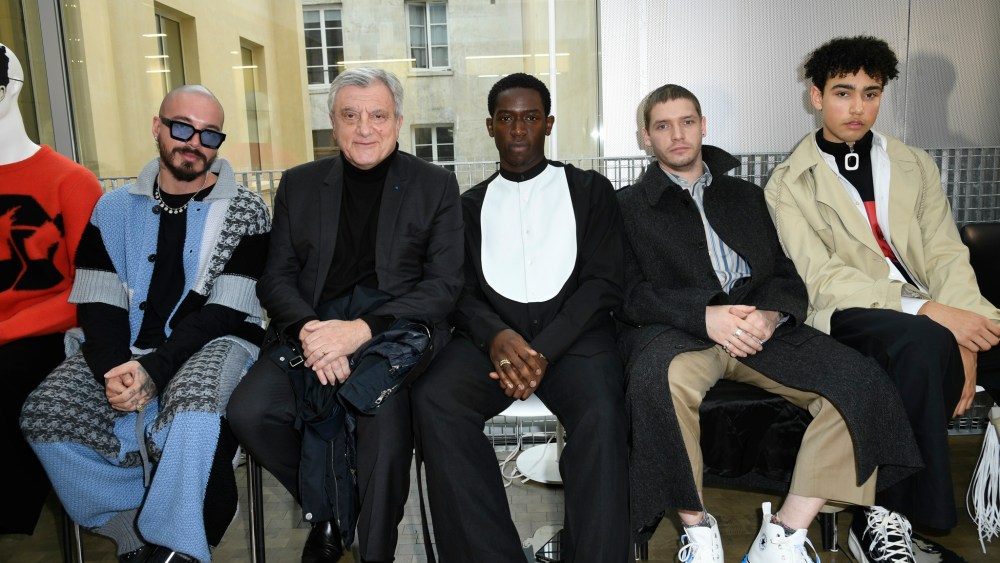 Sidney Toledano and guests in the front row