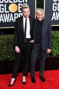 Portia de Rossi and Ellen DeGeneres, Golden Globes 2020