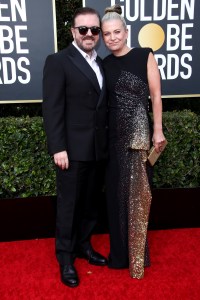 Ricky Gervais and Jane Fallon, Golden Globes 2020