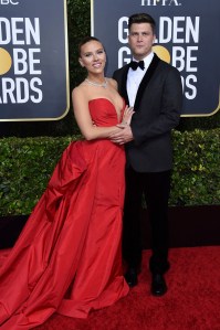Scarlett Johansson and Colin Jost, Golden Globes 2020