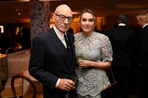 Patrick Stewart and Sunny Ozell