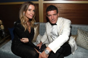 Nicole Kempel and Antonio Banderas