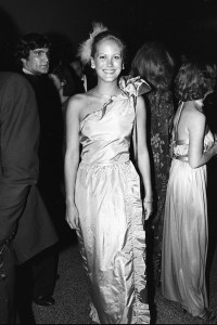 Nina Griscom attends the Metropolitan Museum of Art's joint 100th year birthday party/gala benefit to help wipe out its operating deficit, 1980.
