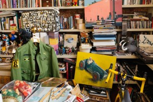 Details at Paul Smith's studio in London.