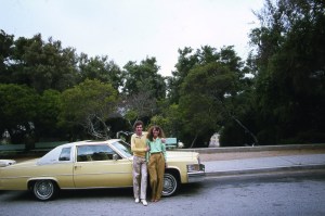 Paul and wife Pauline had been invited to San Francisco to participate in a multi-brand fashion show hosted by a local Paul Smith stockist, Wilkes Bashford. The picture was taken during the trip to the US in 1979.
