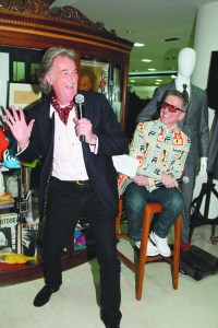 Paul Smith discusses British fashion with Barney's creative director Simon Doonan in 2009.