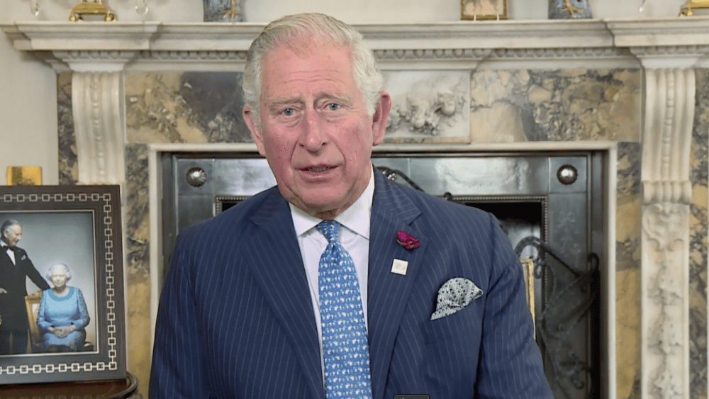 Prince Charles's video message for Pitti Uomo's inaugural ceremony