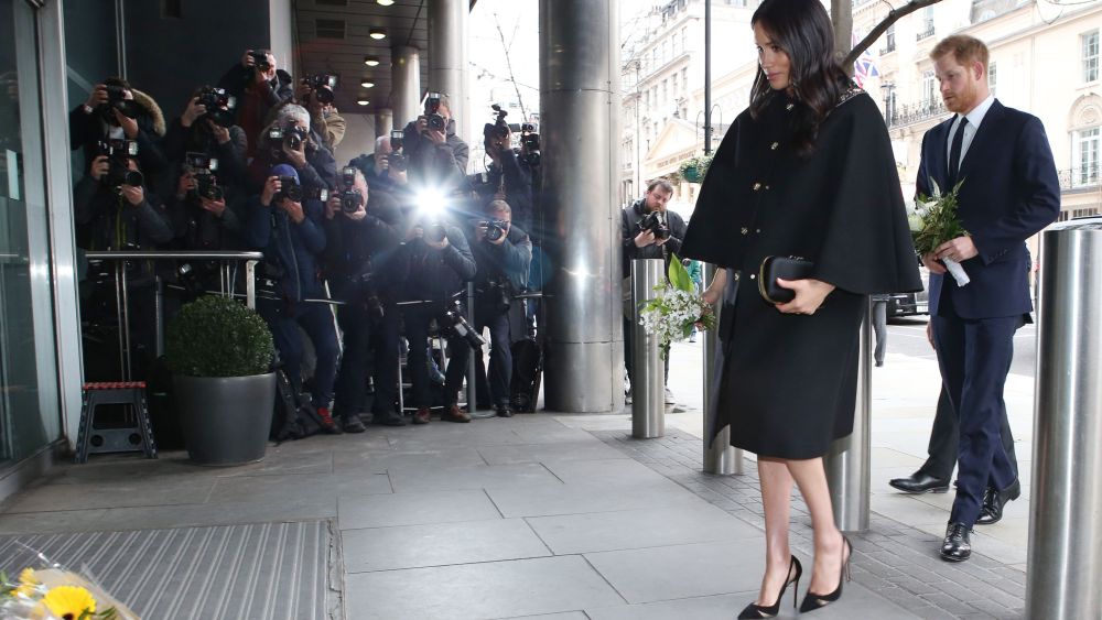 Prince Harry and Meghan Duchess of Sussex visit the New Zealand High Commission London to sign a book of condolence after last weeks terrorist shootings in New ZealandPrince Harry and Meghan Duchess of Sussex visit to New Zealand House, London, UK - 19 Mar 2019