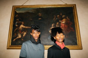 Backstage at Telfar Men's Fall 2020
