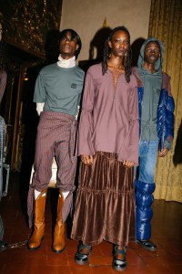 Backstage at Telfar Men's Fall 2020