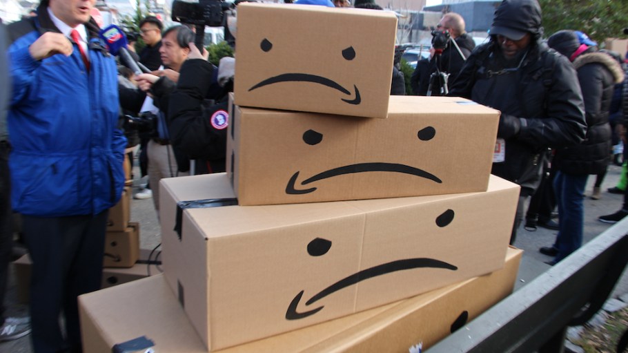 Consumers have mixed feelings on Amazon but still shop there for the free shipping, according to delivery experience management firm Convey.
