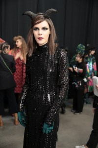 Backstage at Anna Sui RTW Fall 2020