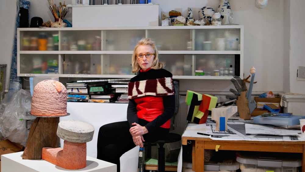 Arlene Schechet in her studio.
