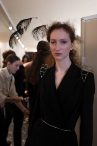 Backstage at Ann Demeulemeester RTW Fall 2020