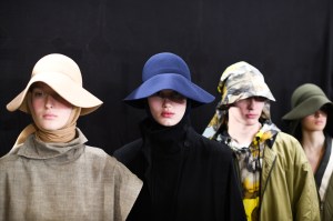 Backstage at Kenzo RTW Fall 2020