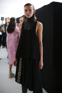 Backstage at Rochas RTW Fall 2020