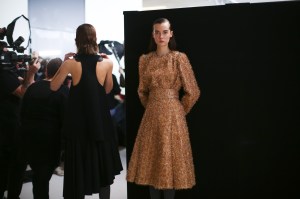 Backstage at Rochas RTW Fall 2020