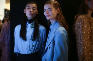 Backstage at Rochas RTW Fall 2020