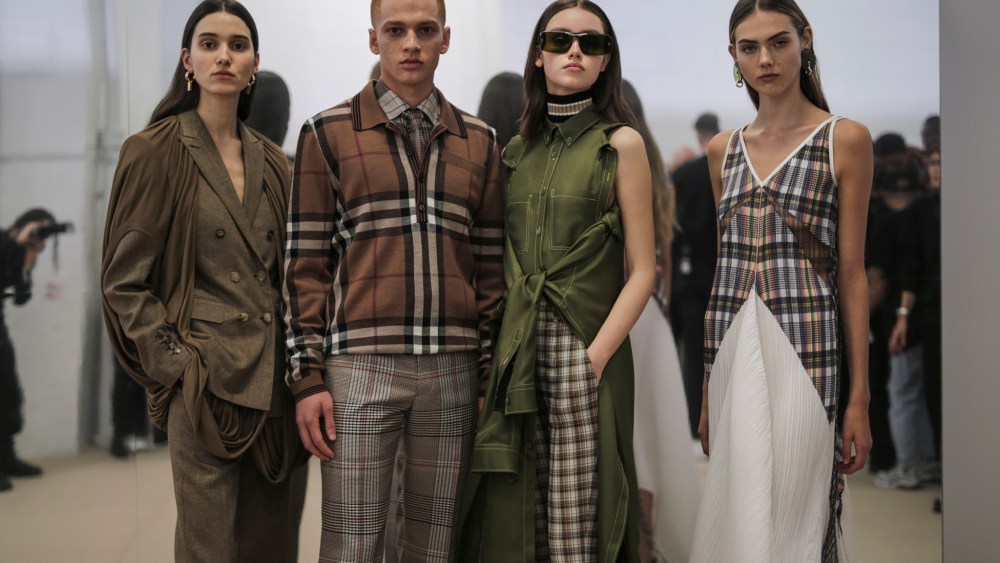 Backstage at Burberry RTW Fall 2020
