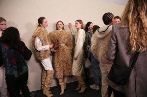 Backstage at Isabel Marant RTW Fall 2020