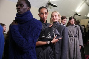 Backstage at Isabel Marant RTW Fall 2020
