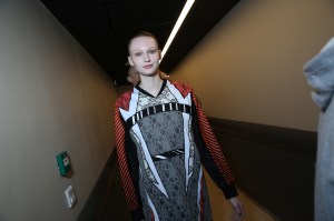 Backstage at Koché RTW Fall 2020