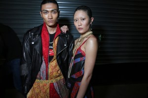 Backstage at Koché RTW Fall 2020