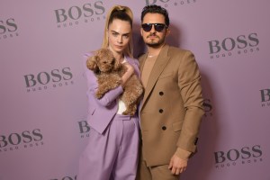 Cara Delevingne and Orlando Bloom