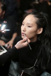 Backstage at Brandon Maxwell RTW Fall 2020
