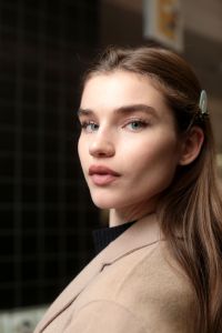 Backstage at Brandon Maxwell RTW Fall 2020