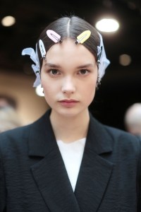 Backstage at Carolina Herrera RTW Fall 2020