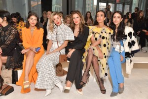 Front Row at Carolina Herrera RTW Fall 2020