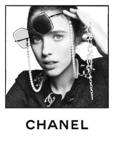 Chanel's new eyewear campaign.
