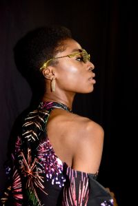 Backstage at Christian Cowan RTW Fall 2020