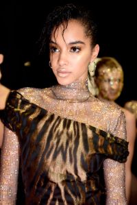 Backstage at Christian Cowan RTW Fall 2020
