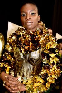 Backstage at Christian Cowan RTW Fall 2020