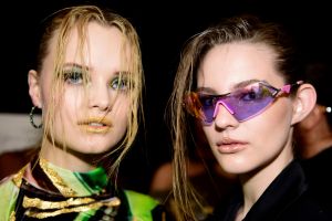 Backstage at Christian Cowan RTW Fall 2020