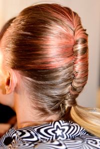 Backstage at Christian Cowan RTW Fall 2020