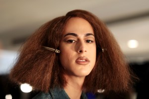 Backstage at Christopher John Rogers RTW Fall 2020