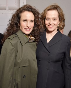 Andie MacDowell and Sigourney Weaver