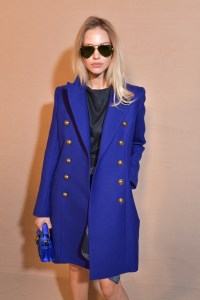 Sasha Luss in the front row