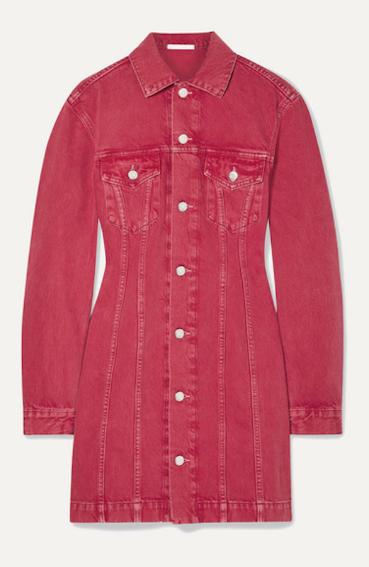 Celebrate Valentine’s Day in style with these colored and embellished denim pieces featuring bright reds, heart prints and more.