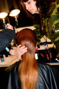 Backstage at Jonathan Simkhai RTW Fall 2020