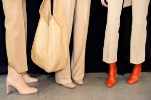 Backstage at Jonathan Simkhai RTW Fall 2020