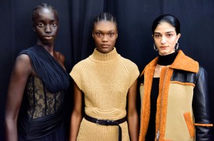 Backstage at Jonathan Simkhai RTW Fall 2020