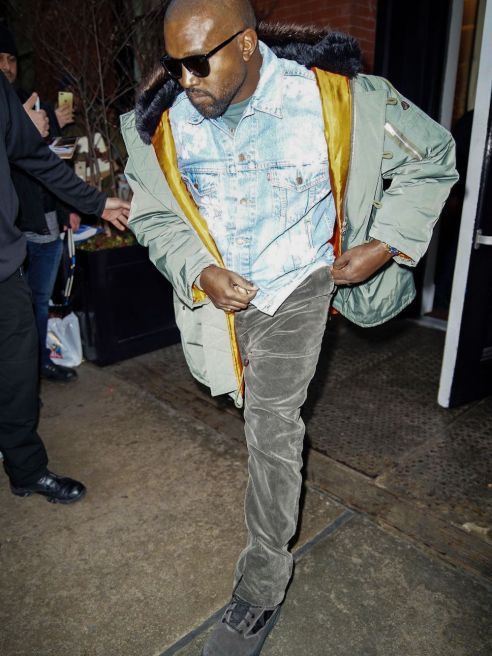 Denim took center stage during New York Fashion Week, as spotted on Bella Hadid, Kendall Jenner, Kanye West and others.
