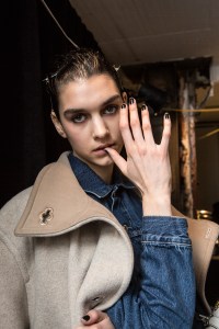 Backstage at Khaite RTW Fall 2020