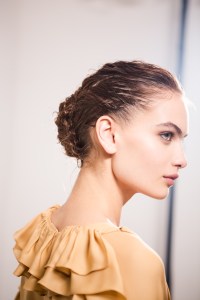 Backstage at Khaite RTW Fall 2020